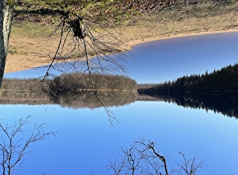 Tour de l'étang du Merle  - CRUX-LA-VILLE